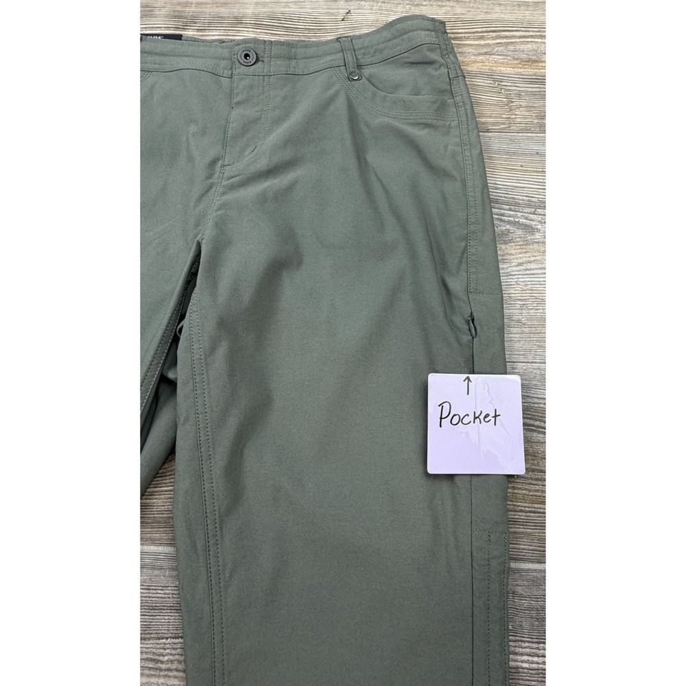 NEW  Kuhl Women's Trekr Pants‎ W/Capri Conversion Olive Green 14P Hike Gorpcore - Picture 4 of 16